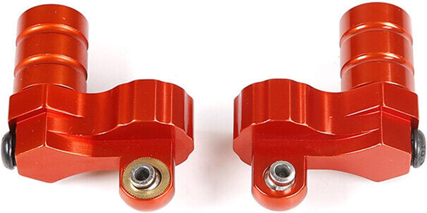 FLMLF Alloy CNC Front Shock Cap Kit Red for 1/5 HPI ROVAN KM Baja 5B 5T 5SC RC CAR Parts