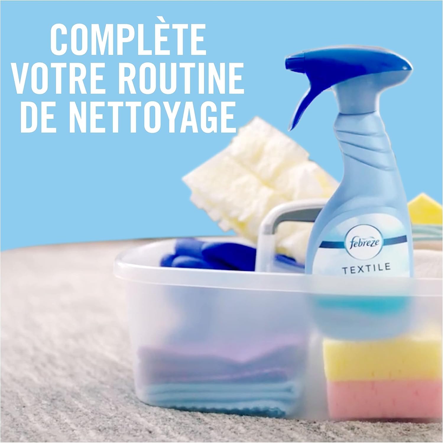 Febreze Spray deodorante tessile 2 in 1 500 ml x 8 biancheria fresca