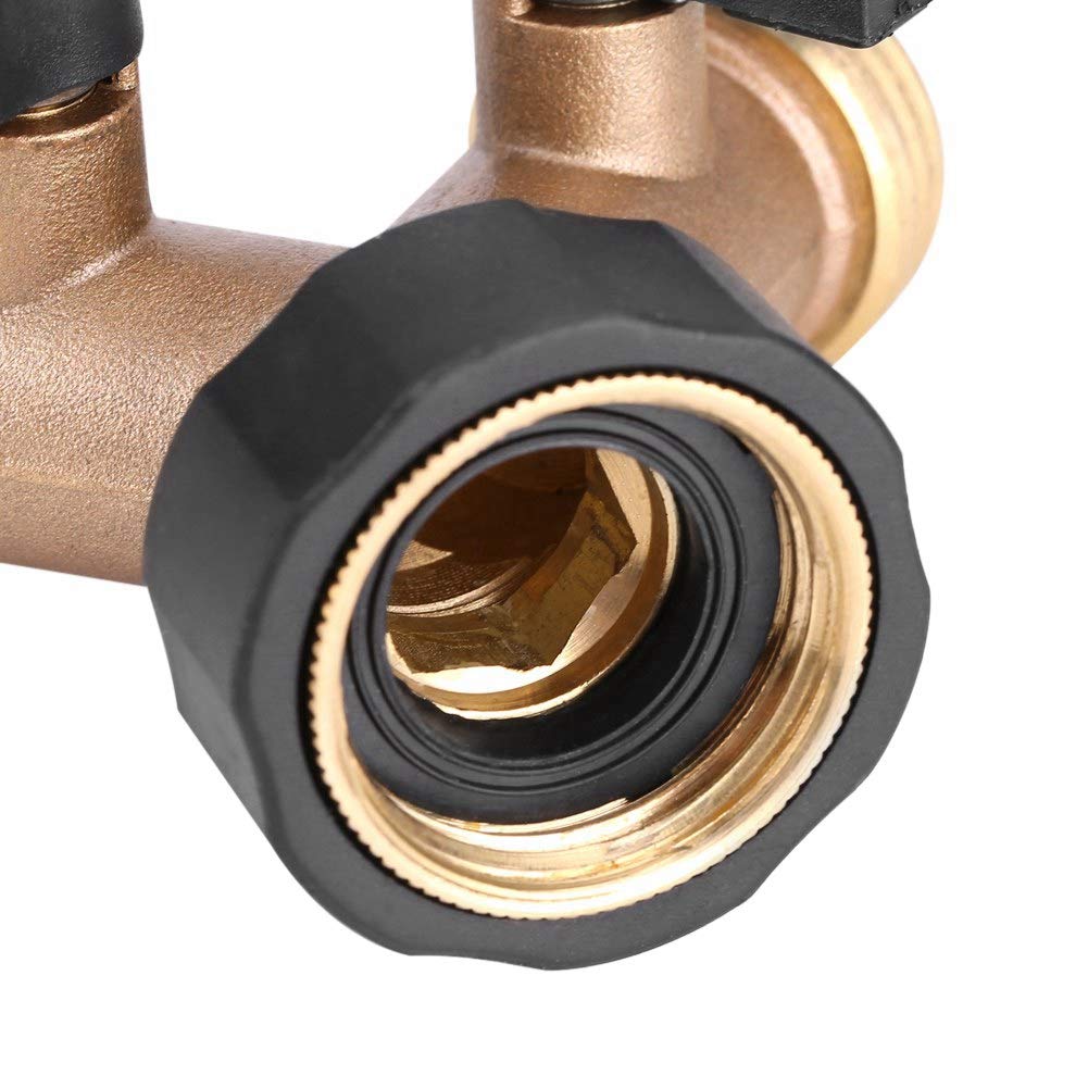 Conector de manguera, manguera independiente adaptador de espiga manguera de agua hecha de latón conector de forma