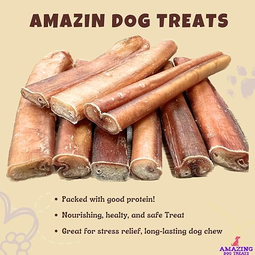 Miniatura 2 de Bully Sticks extra gruesos de 6 pulgadas (50 unidades)  Bully Sticks a granel para perros  No oculta huesos de perro