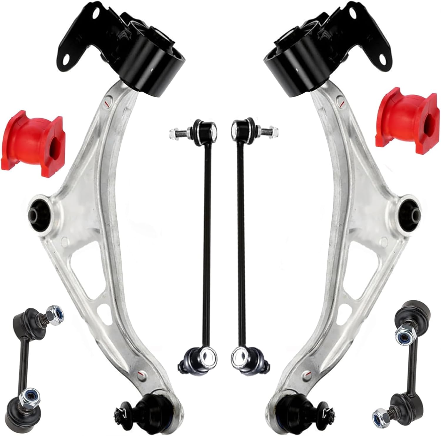 Suspension Dudes 8 PC Front Right/Left Lower Control Arm Ball Joint Assembly Suspension Kit Fits MDX 2014-2020, Pilot 2016-2022, RK623548 RK623549 K750834 K750835