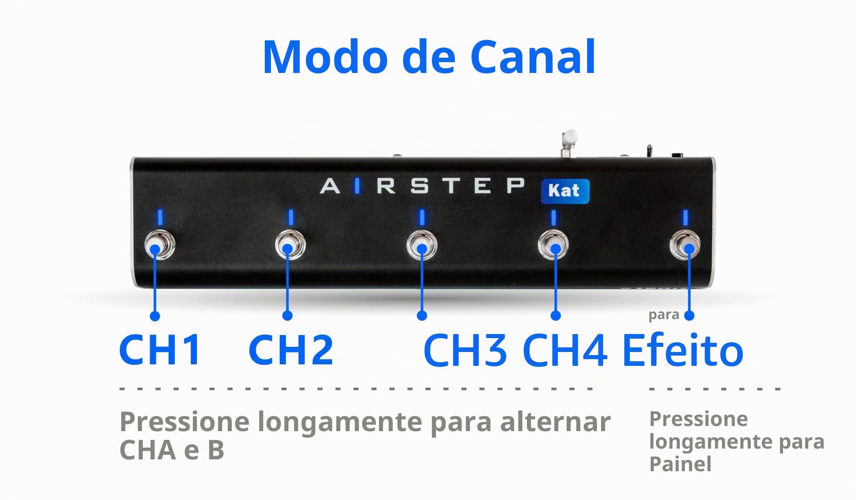 XSONIC Airstep Kat Edition KATANA MkII & I - Pedal 5 Pedais, 2