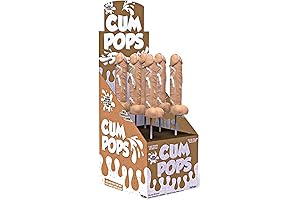 Hott Products Cum Cock Pops Display, Milk Chocolate