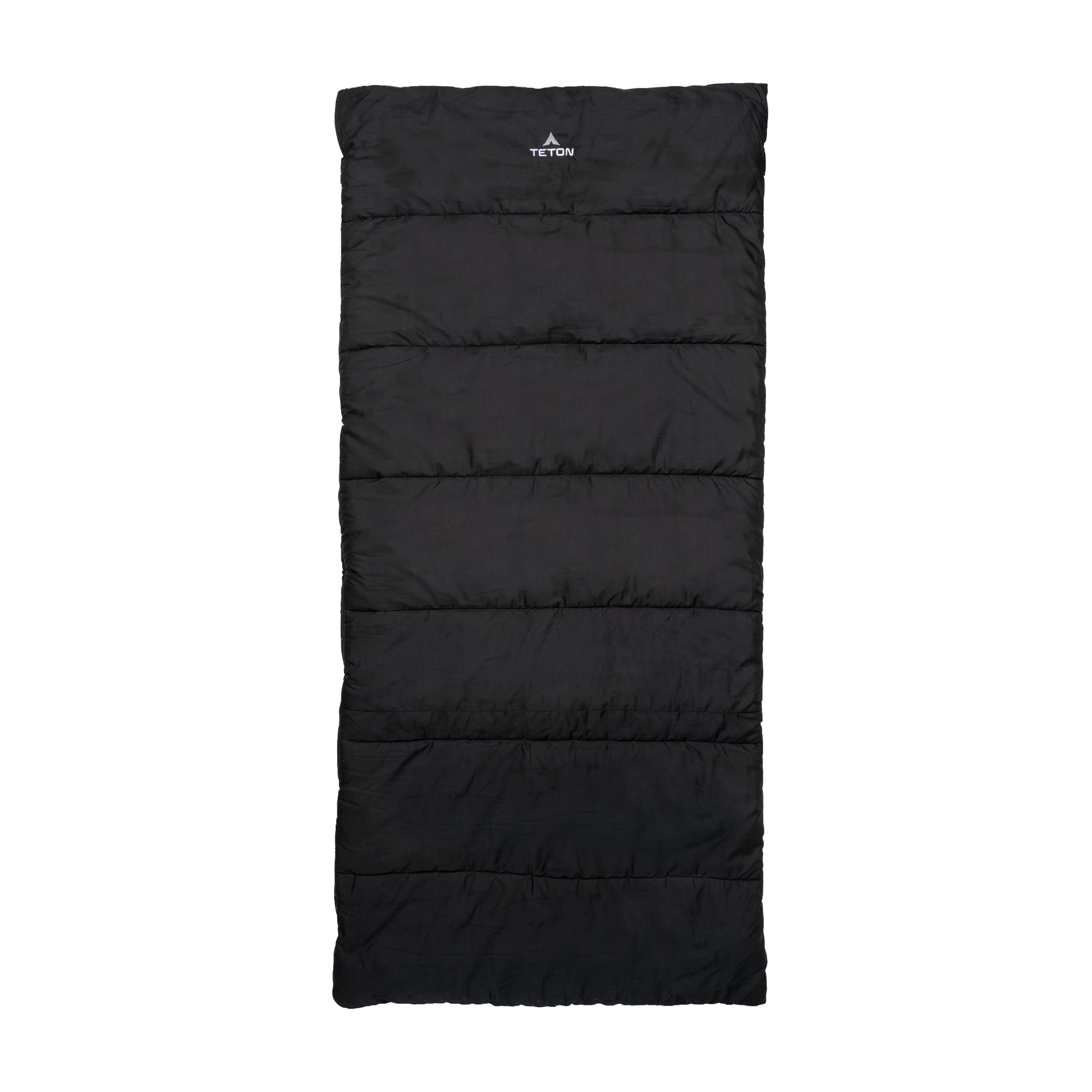 TETON Sports Evergreen Sleeping Bag - Large Cold-Weather Sleeping Bags with -10หF, 0หF, 20หF, 35ห Fahrenheit Options with an L-Zipper - Camping Gear Accessory for Car & Tent Campers, Night/Red, 0F