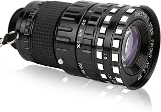 ASHATA Director Viewfinder,52mm Front Thread Camera Viewfinder,Director Scene Viewer,Rotating Zoom Professional Viewfinder with HD Multicoated Glass,for Filming