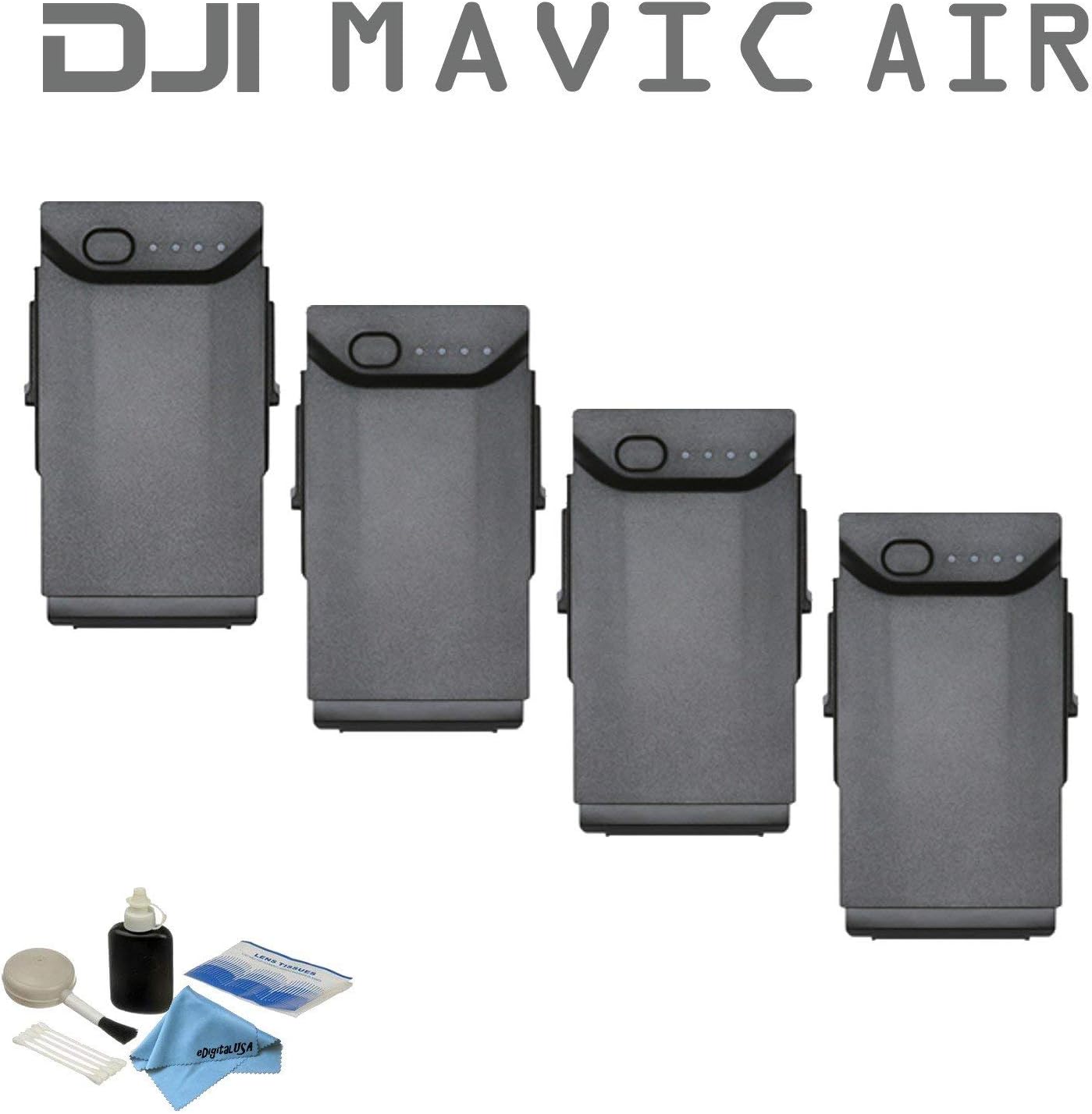 4 Pack DJI Intelligent Flight Battery Bundle for Mavic Air