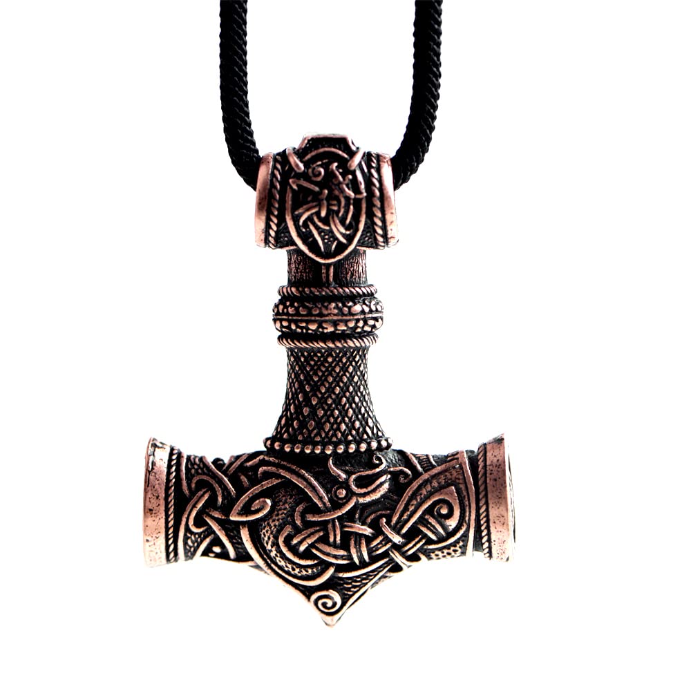 Norse Viking Thor Hammer Necklace Mjolnir Necklace for Men Talisman Jewelry