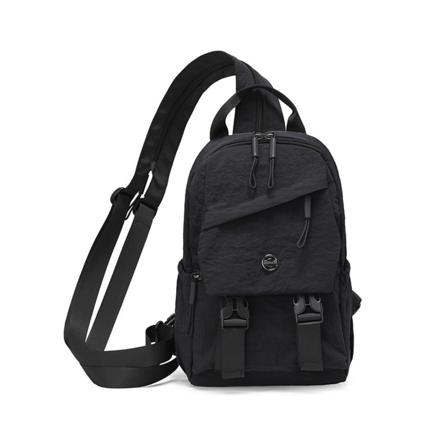 Mini Chest Bag for Women Men Casual Travel Shoulder Bag Lightweight Crossbody Daypack with Adjustable Straps Multi Compartment Durable Polyester Rucksack-image-30