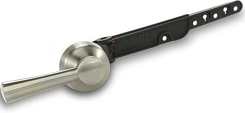 Miniatura 16 de Korky Strongarm Manija y Palanca de Inodoro de Metal - Universal para Adaptarse a Inodoros de Montaje Frontal, Angular, Lateral, Izquierdo y Derecho