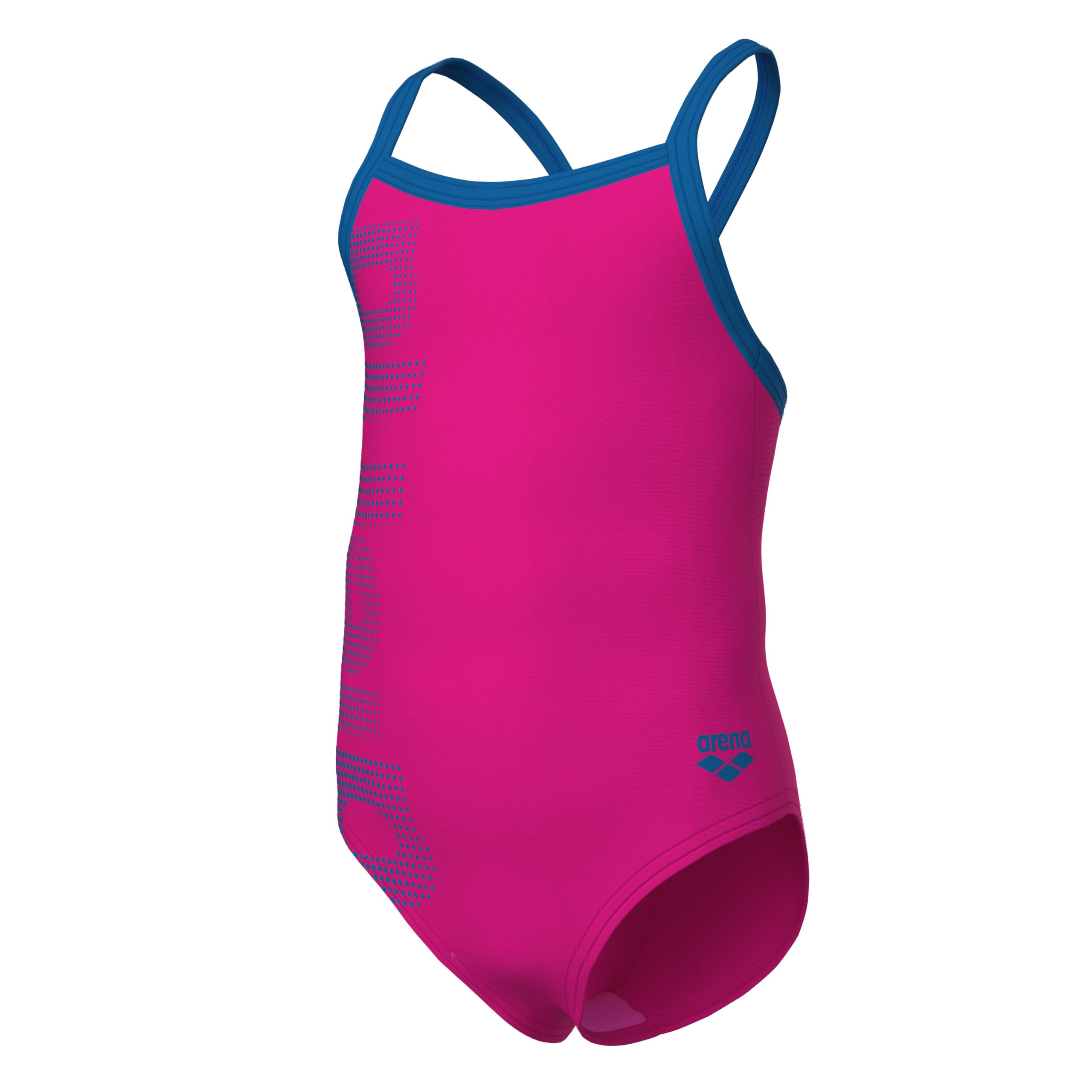 Arena Arena Girls' Logo Infant Toddler And Kids Athletic One Piece Sleeveless Swimsuit Costume Intero Bambine e Ragazze (Pacco da 1)