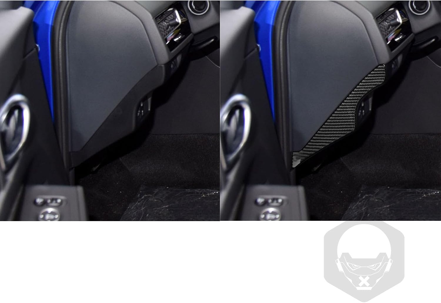 Real Carbon Fiber Decal Compatible with Honda 11th Gen Civic/Civic Hybrid 2022 2023 2024 2025 2026 Car Dashboard Both Side Protection Trim Strip Interior Accessories Sticker Black