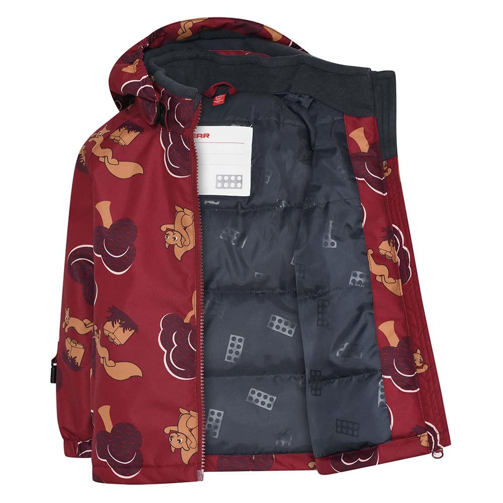 LEGO Unisex Kinder Lego Wear Mädchen Winterjacke Schneejacke 12.000 Wassersäule Atmungsaktiv Lwjirisan 700 Regenjacke