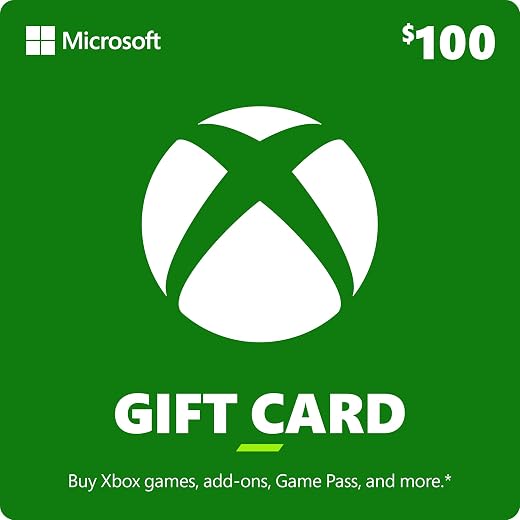 $100 Xbox Gift Card [Digital Code]