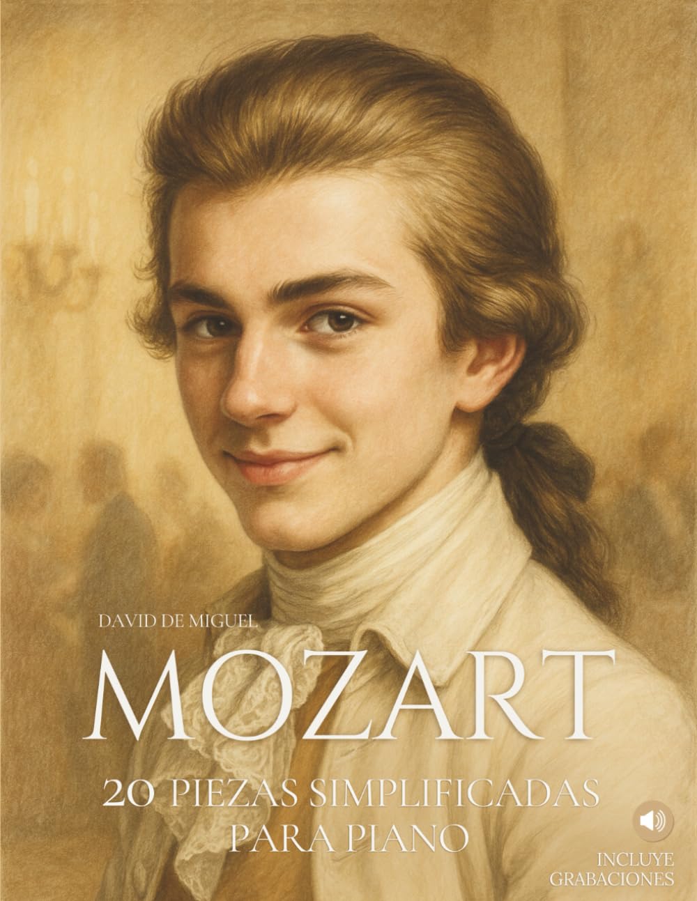 Mozart: 20 Piezas Simplificadas para Piano: Arreglos sencillos y expresivos con ilustraciones, contexto histórico y audios de referencia.: 3 (Grandes compositores, versiones fáciles para piano)
