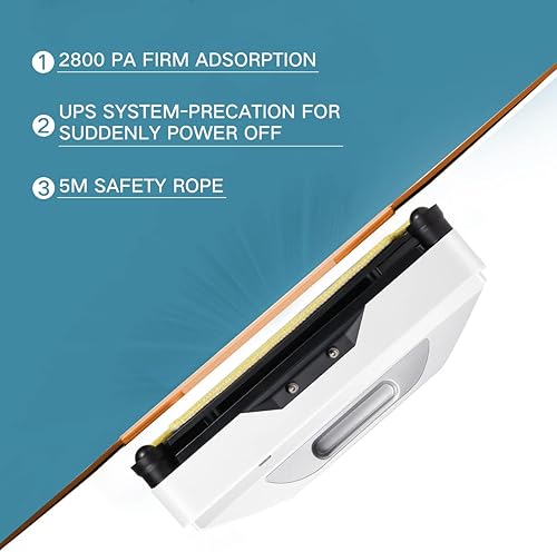 Miniatura 4 de Robot de limpieza de ventanas Spray de agua ultrasónico Máquina de limpieza en seco húmedo Máquina automática inteligente de 3 rutas para limpieza