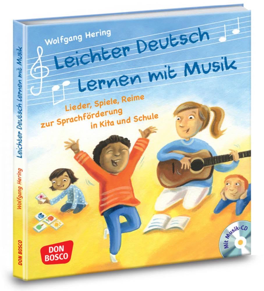 Méthode allemand musique CD cartes apprentissage linguistique enfants école