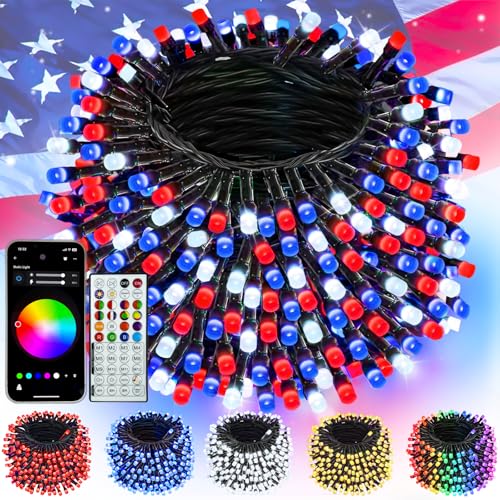 RGB Color Changing Christmas Lights with App Control