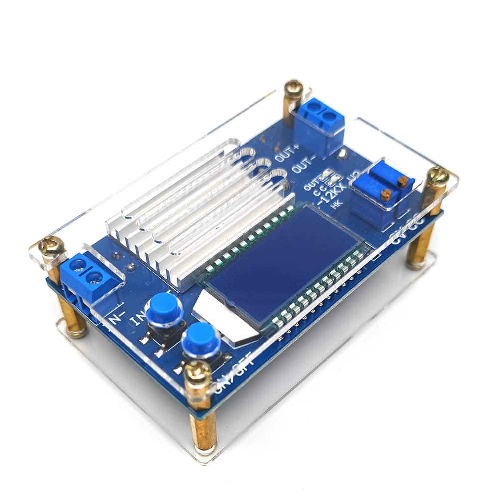Buck Boost Converter Module with Display 12A LCD, SUEPRNIGHT DC-DC 5.3V-32V to 1.2V-32V 30V 24V 12V Step Down Voltage Regulator Positive Negative Transformer, CC CV Constant Current Board Reducer