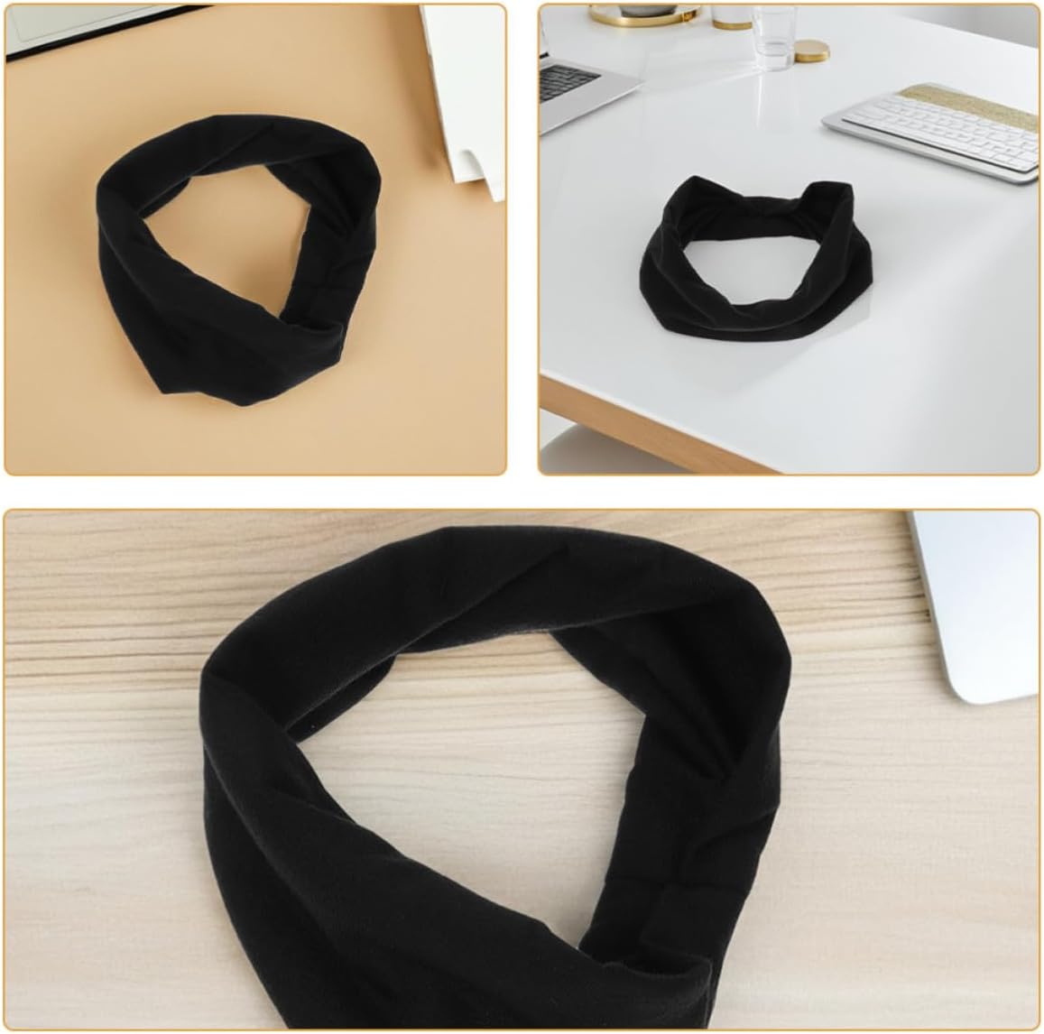 5pcs Youth Sweatbands Sports Headbands for Boys, High Sweat Absorption Polyester Material, Elastic Comfortable Fit for Football and Sports Activities