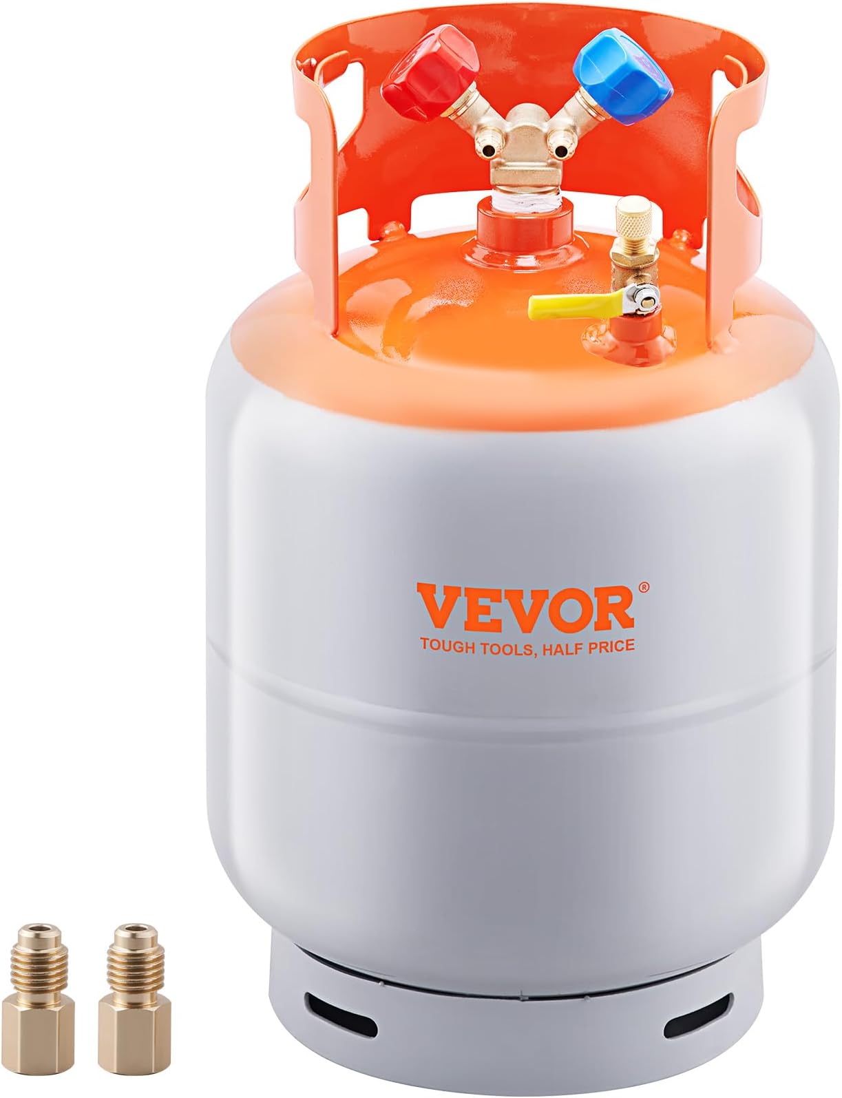 VEVOR 50lb Refrigerant Recovery Tank Reusable Recovery