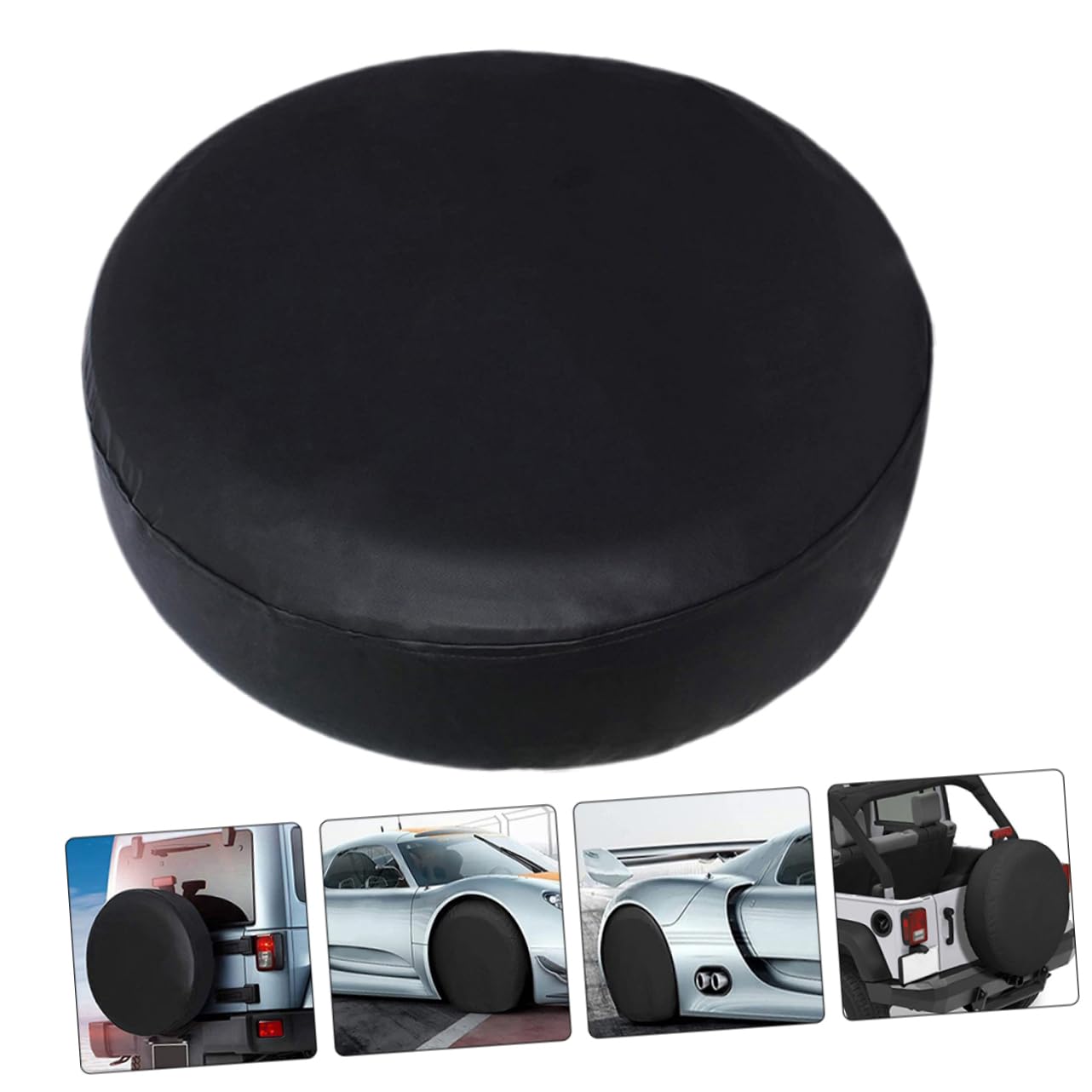 PRETYZOOM 2pezzi Copriruota in Pvc Per Pneumatici Scorta Adatto Auto Suv Camion e Camper Protezione e Antiusura Facile Installazione