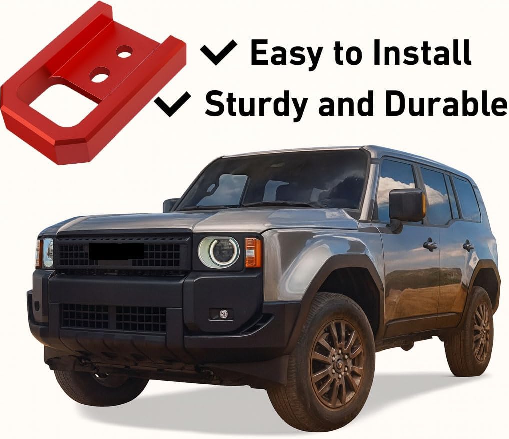 Tow Hooks for Toyota Tacoma 2024 2025 2026, Heavy-Duty Front Tow Hook Kit, Direct Bolt-On Replacement Accessories, Durable Steel Construction, Compatible with 2024-2026 Tacoma