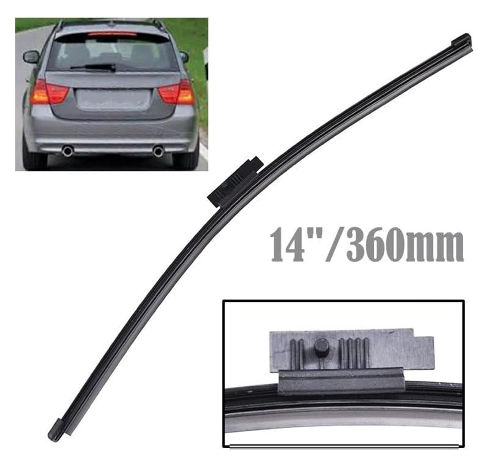 Escobilla Limpiaparabrisas Delantera Para Serie 3 E91 2005-2009 Cepillo Para Ventana Y Parabrisas 24"19" 14" Escobillas Limpiaparabrisas Delantero Y Trasero RHD LHD
