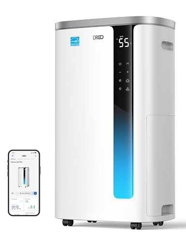 DREO Energy Star 2025 Smart Dehumidifier 1.85 Gal