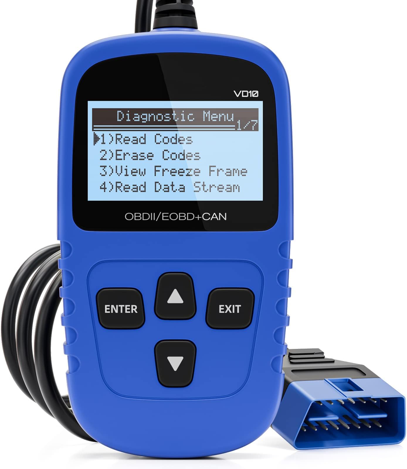 TERRIFI OBD2 Scanner Diagnostic Tool, OBD2 Scanner Code Reader, Engine Fault Code Reader Scanner, for Turn Off CEL with Live Data/Freeze Frame/I/M Readiness for All OBDII Protocol Cars