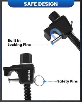 SIXIWANZI Macpherson Strut Spring Compressor Tool, 2PCS Heavy Duty Coil Spring Compressor Tool, 1/2 Inch Drive, 7/8 Inch Socket
