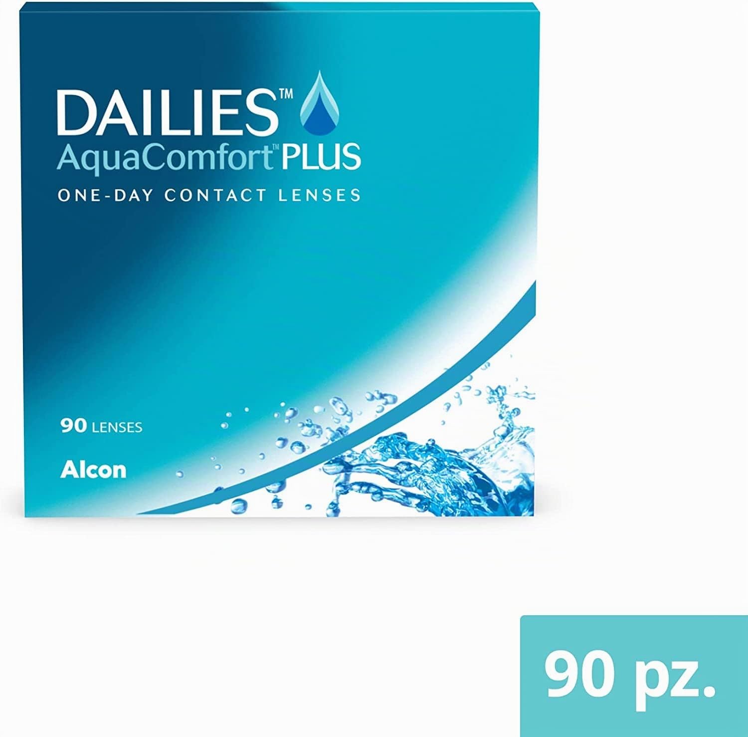 Dailies AquaComfort Plus lenti a contatto giornaliere | 90 pz | -06.50 dpt