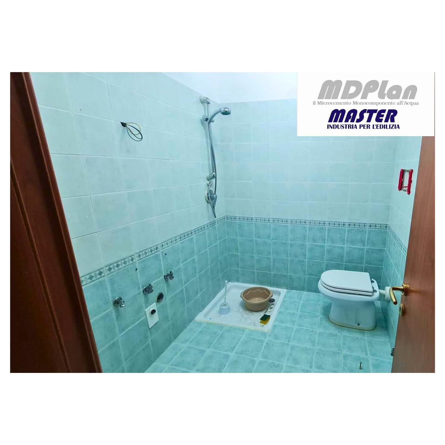 Resina Epossidica Satinata per Piastrelle e Superfici Facile Applicazione 12 MQ (Epofix Coat) (RAL9010, 1 Kg)