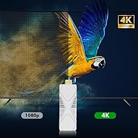 Vista 3 de BOXPUT S13 Snap Android TV Stick Android 14 Dispositivo de transmisión RK3518 Quad Core 2GB RAM 16GB ROM Dual Band WiFi 2.4G Control remoto de voz