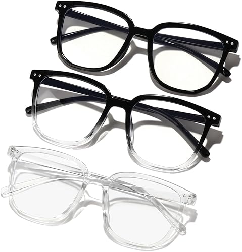 Lentes de bloqueo de luz azul para mujeres y hombres, lentes cuadrados de moda para computadoraTVteléfonosgafas de juegos