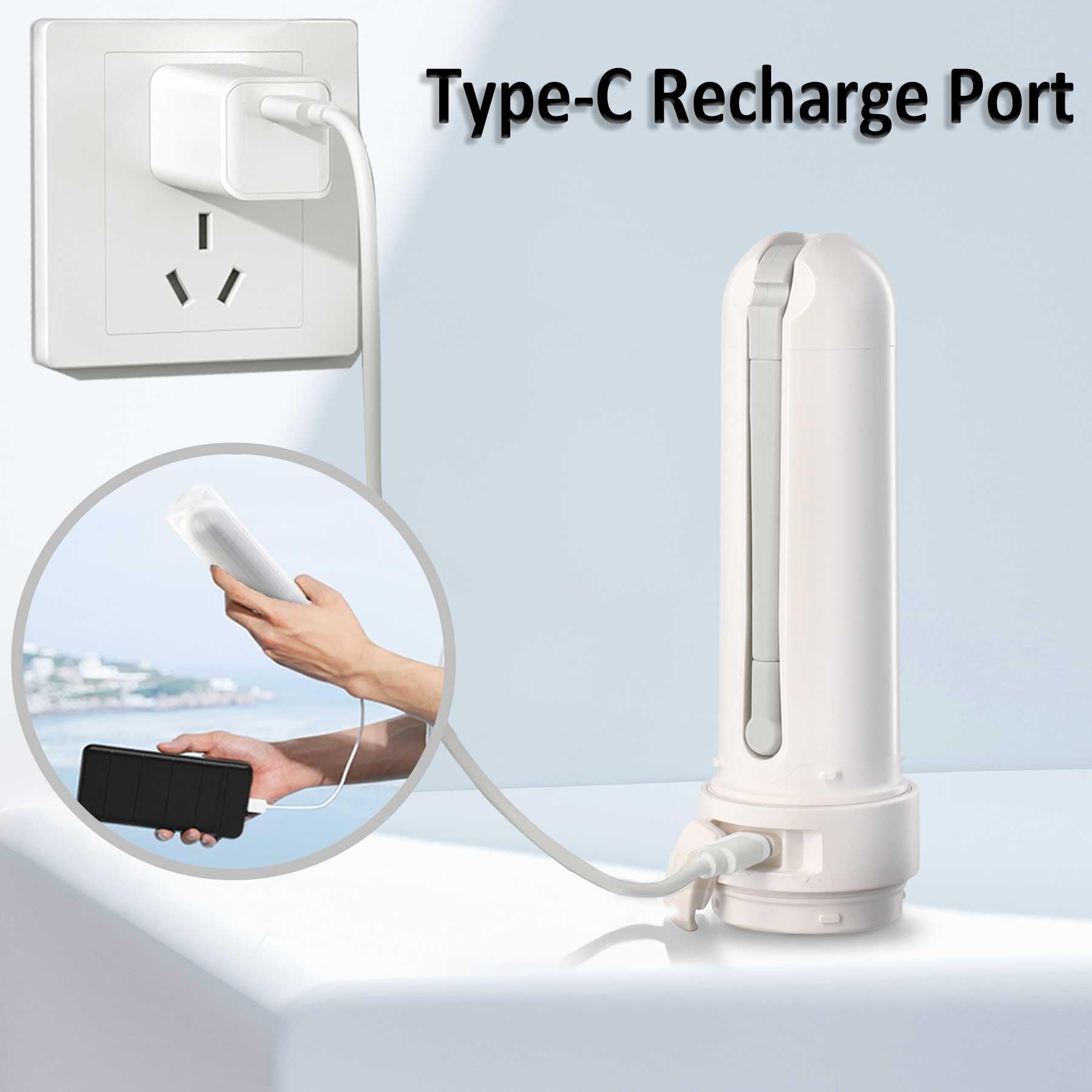 Artist Unknown - Bidé portátil para viajes, bidé de mano recargable por USB con 3 modos de limpieza ajustables, spray de agua de alta presión para higiene personal, cuidado posparto perineal