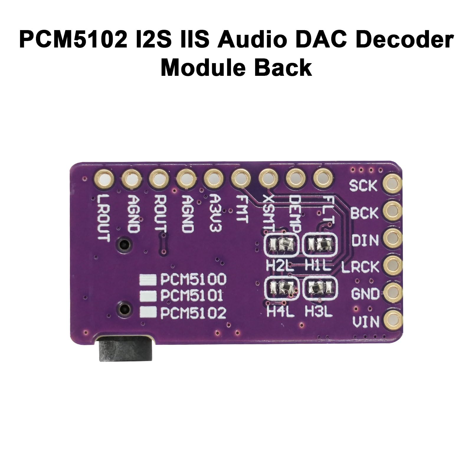 PCM5102 I2S IIS Convertitore digitale-analogico DAC stereo Modulo AYWHP 3 PCS Modulo convertitore audio digitale lossless con