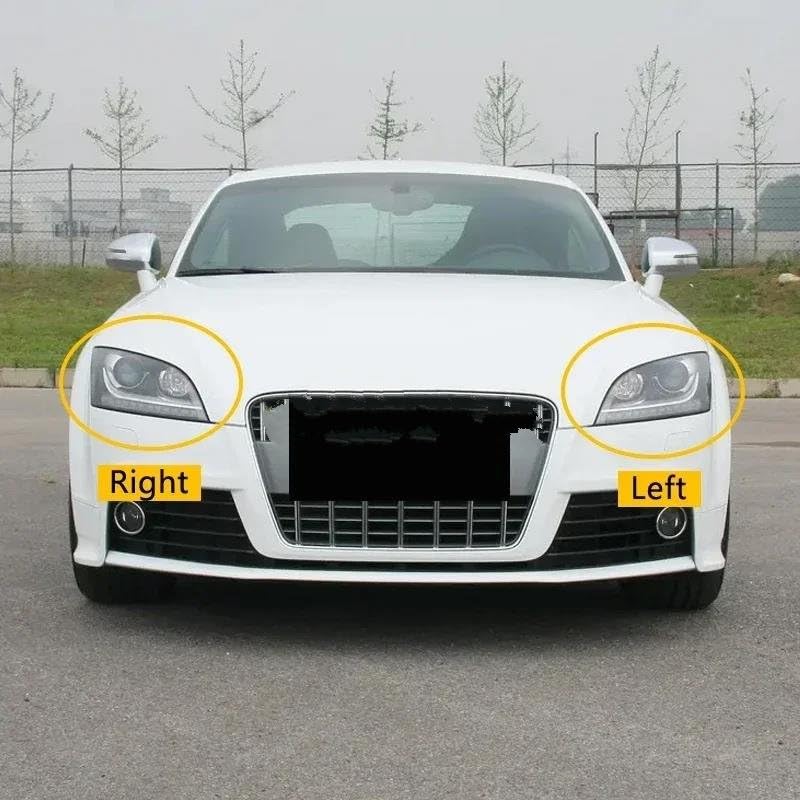 Lentille phare droite pour TT TTS TT RS 2008-2014 coque transparente - 3