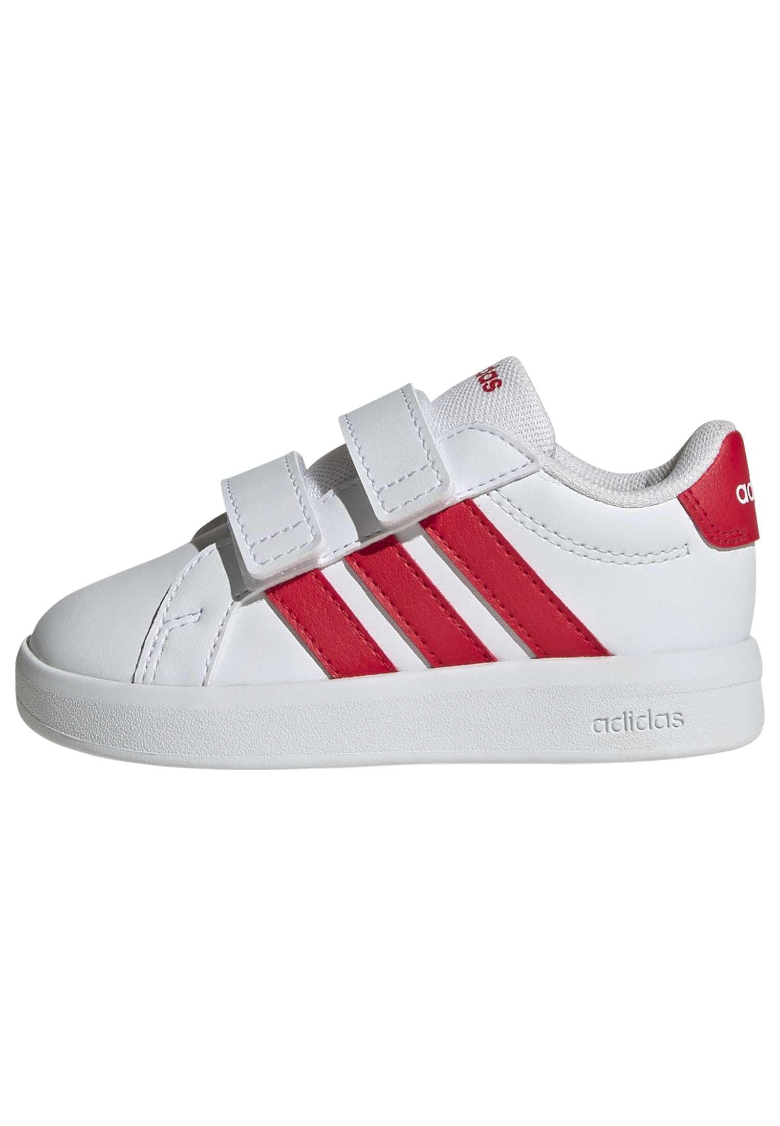adidas Unisex Baby Grand Court 3.0 Shoes Infants, FTWR White/Pure Ruby/Pure Ruby, 4 UK Child