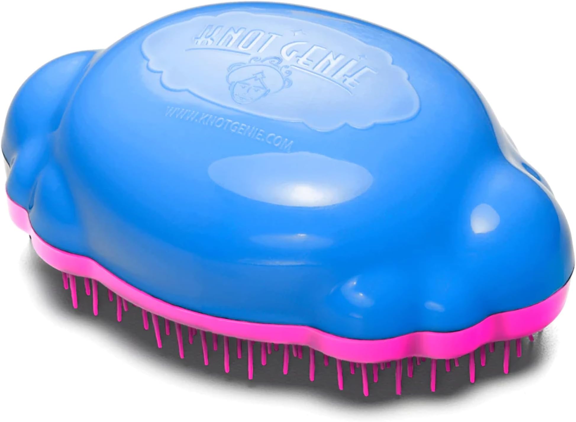 Knot GenieDetangling Hair Brush for Kids (Mystical Cloud) | Perfect Detangling Brush for Curly Hair, Gently Separate Tangles, Leaves Hair Smooth and Shiny | The Pain-Free Knot Detangler