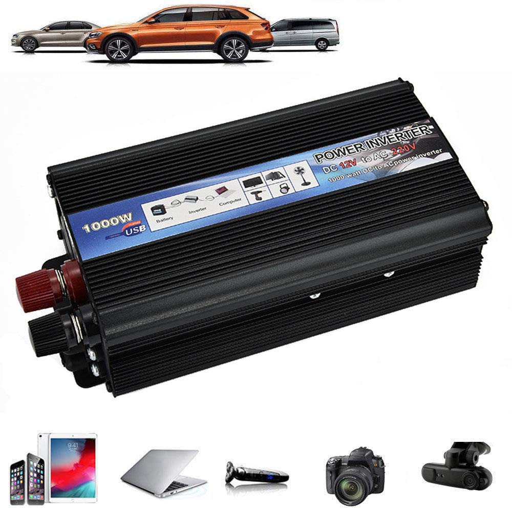 Onduleur pure sinus voiture convertisseur 12V 220V pour charger vos appareils en camping car - 7