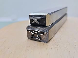 Custom Blacksmith & Knife Maker Steel Stamps - Logo Touchmark for Metal Craftsmen
