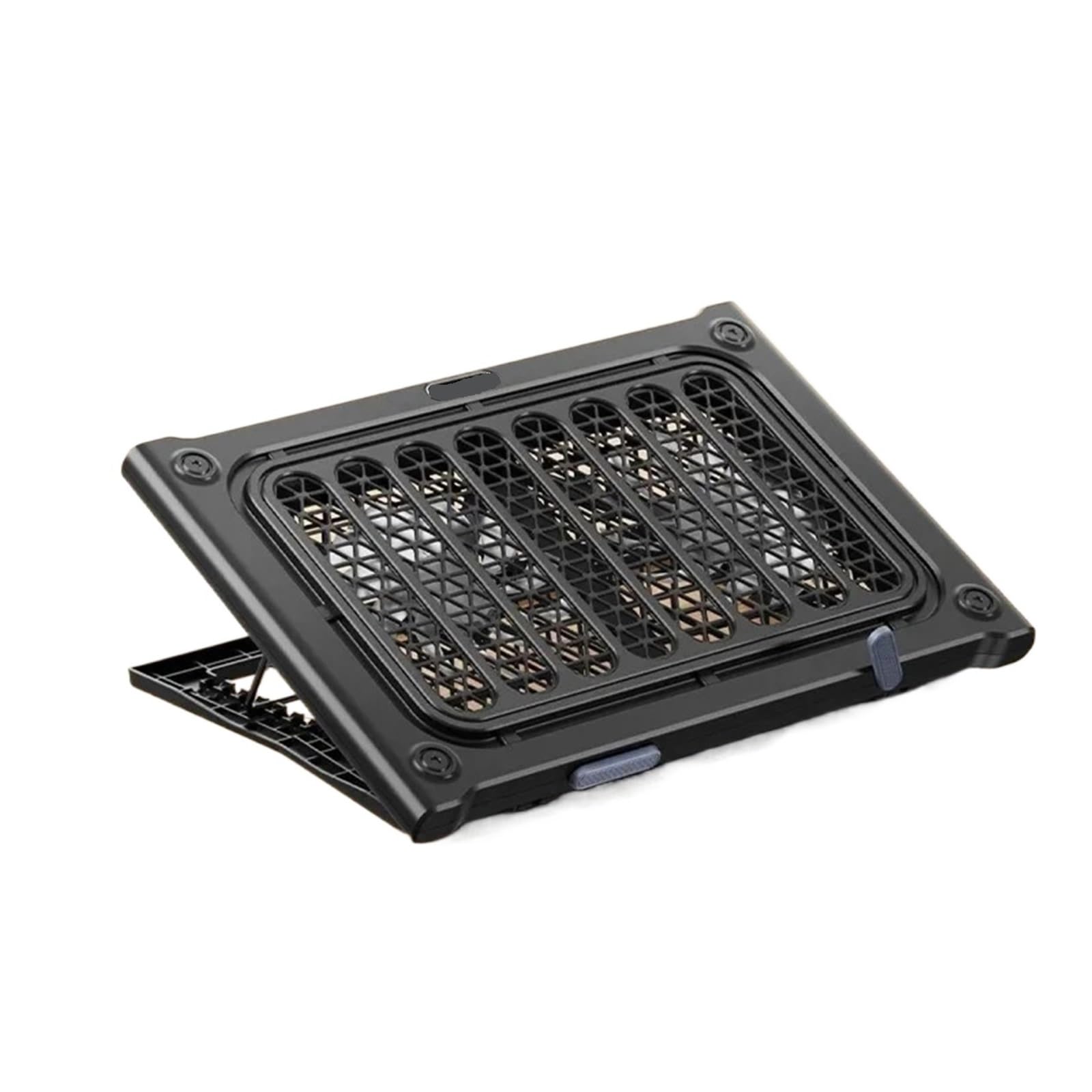 Compatibile con il pad di raffreddamento Dual Turbo | Doppio cuscinetto di raffreddamento turbo con angolo regolabile e doppia USB for laptop da gioco da 12-17,3".(BK)