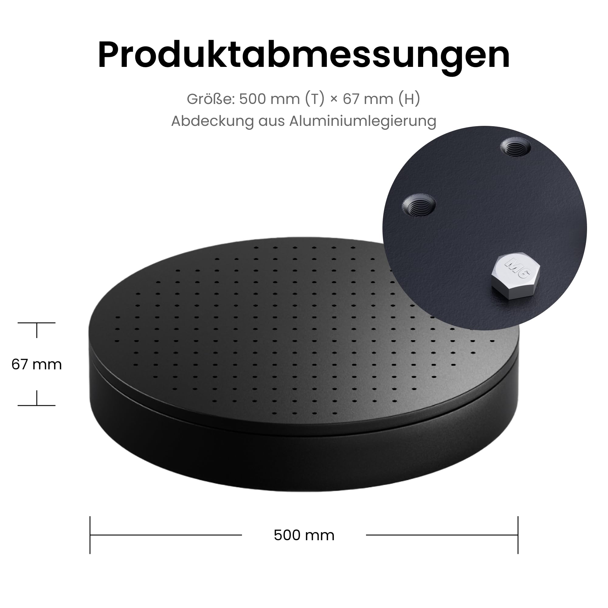 Revopoint Elektrischer großer Drehteller für 3D Scanning | Belastbar bis 75 kg, Schnelle 360-Grad-Plattform, Einstellbare Geschwindigkeit, Ideal für Große Objekte & Body-Scans