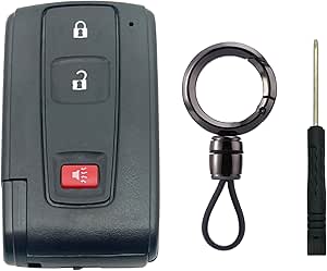 OEM 2004-2009 TOYOTA PRIUS SMART KEY KEYLESS REMOTE SILVER LOGO-Read