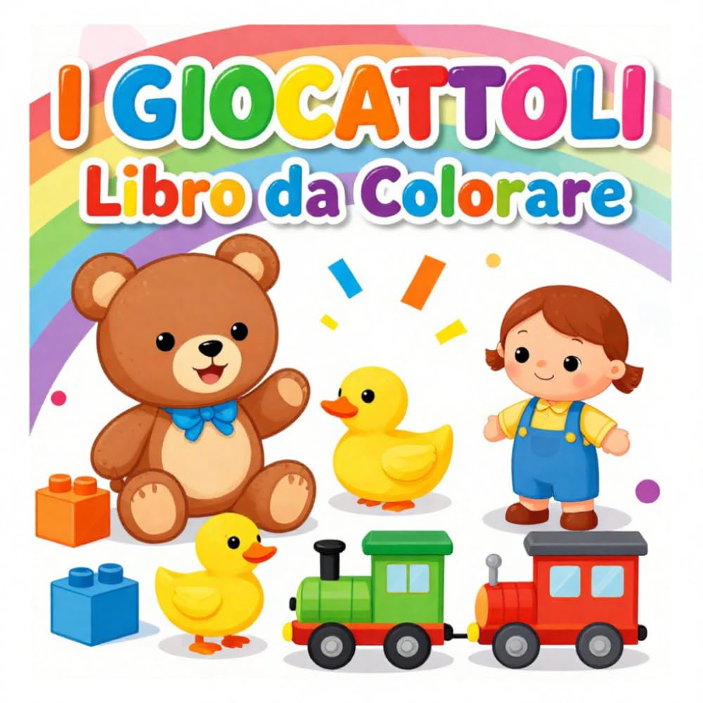I Giocattoli Libro da colorare