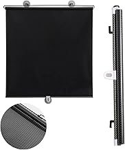 Cortinas blackout sem fio Cortinas de persianas de rolo para-sol universais Cortinas de isolamento térmico retrátil e cortina de sombreamento Ventosa Cortina de sombreamento de janela Fácil de instala