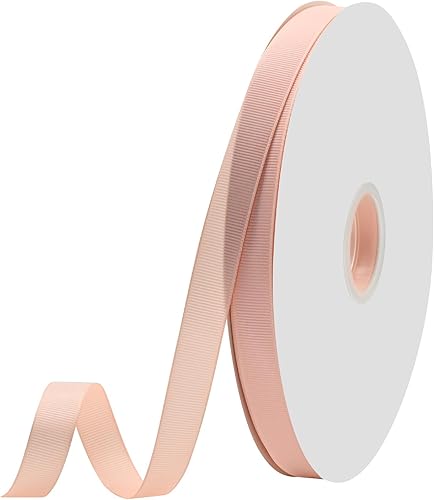 Maclemon Cinta de grogrén de piedra lunar de 58 pulgadas x 100 yardas para manualidades, lazos para el cabello, envoltorios de regalos, artes,