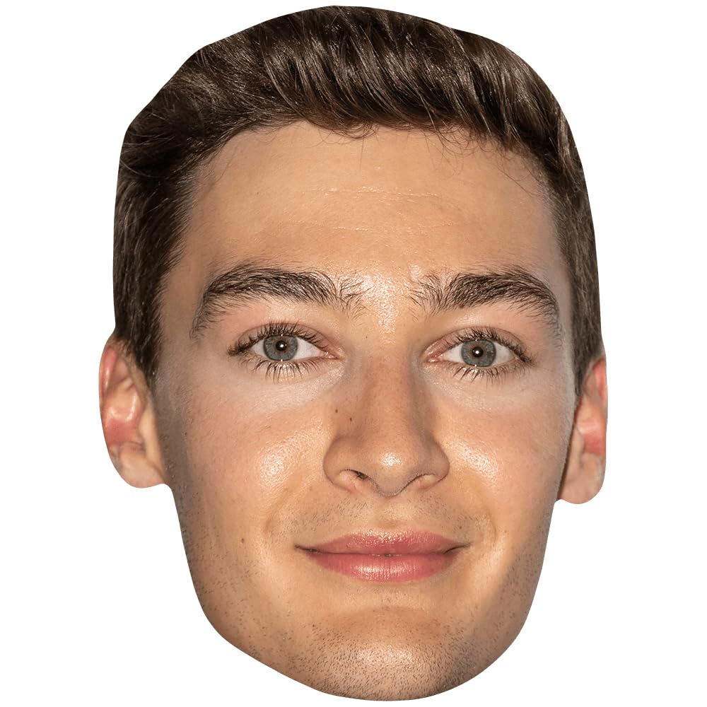 George Russell (Stubble) Big Head. Larger than life mask.