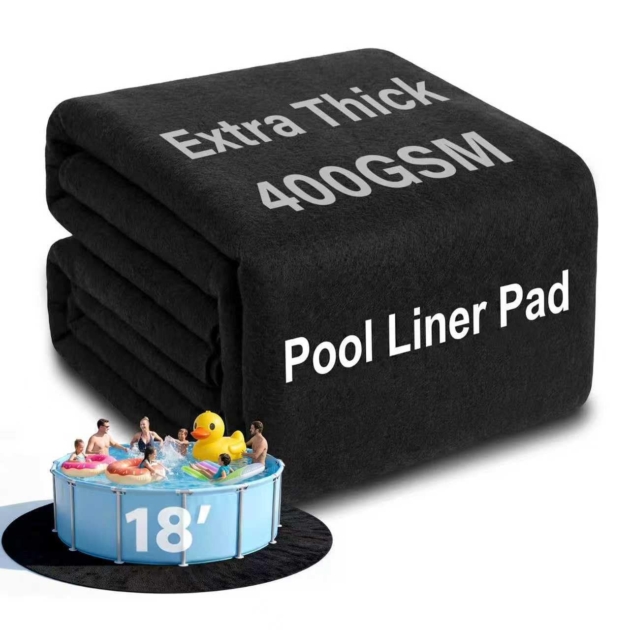 AHEONLAR 18FT Round Pool Liner Pad 400GSM