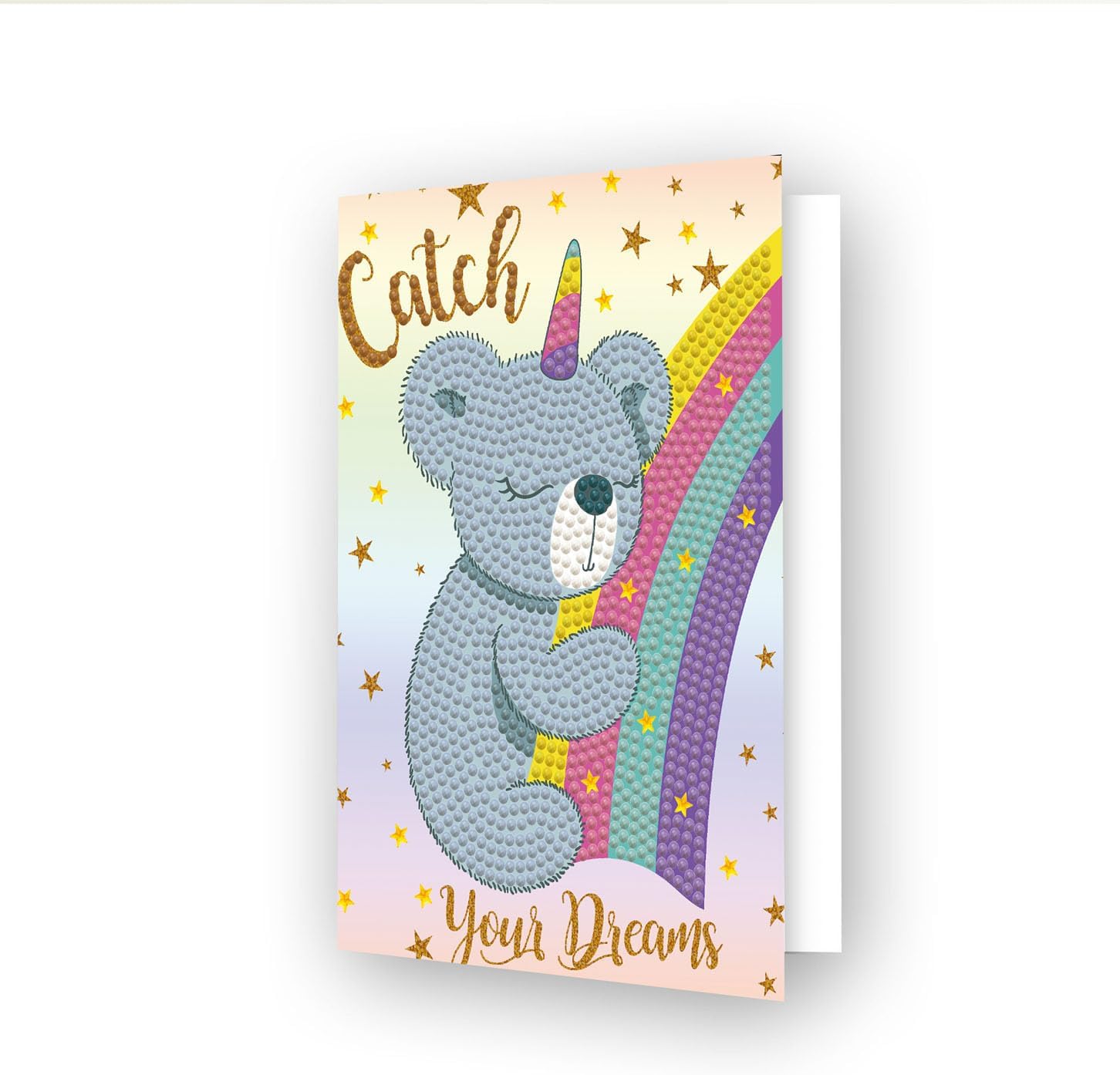 DIAMOND DOTZ Catch Your Dreams Card Diamond Painting Kits for Adults - Diamond Art Kits a Relaxing Creative Craft Kit with Dotz Gems